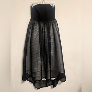 Strapless Black Dress - prom? wedding guest? formal?